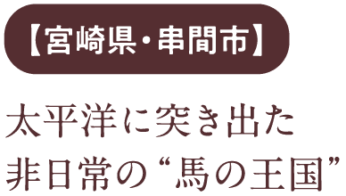 【宮崎県・串間市】｜太平洋に突き出た非日常の“馬の王国”