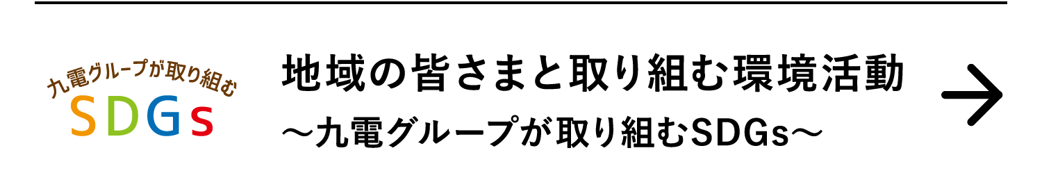 地域の皆さまと取り組む環境活動｜～九電グループが取り組むSDGs～