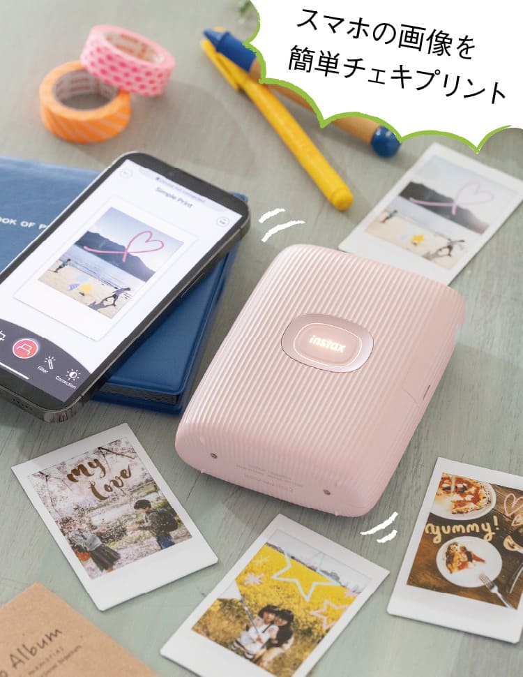 スマホの画像を簡単チェキプリント